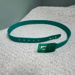 C4 Unisex Equestrian Belt Mint Classic w Mint Buckle MAX 44 inches 115cm EUC